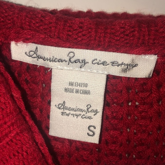 Red American Rag Sweater - Picture 2 of 3